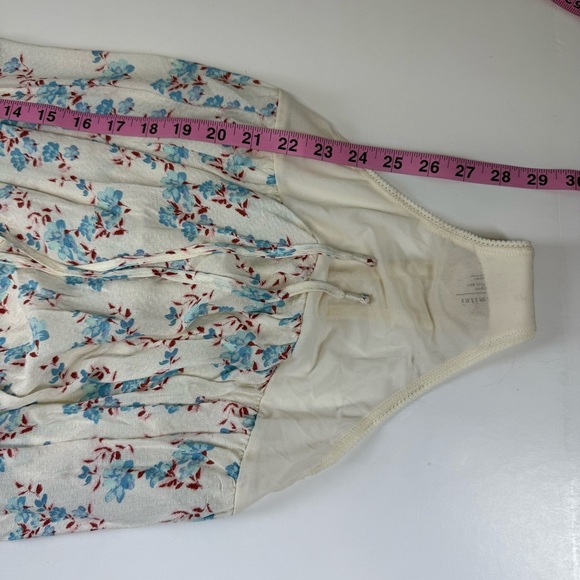 Intimately Free People Bodysuit Womens Size Small Cream Floral Take it Away NWT - Picture 13 of 13
